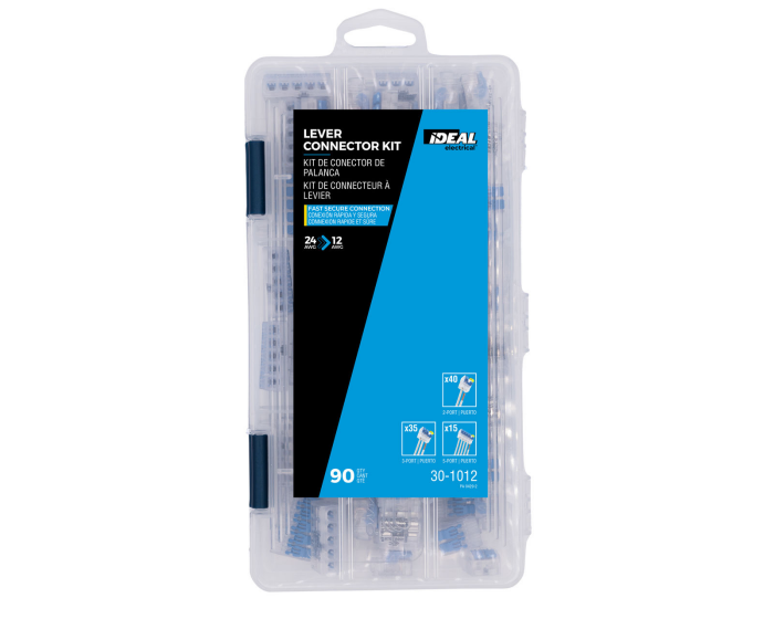 In-Sure® 12 AWG 杠杆式连接器套件 90件装 (30-1012)