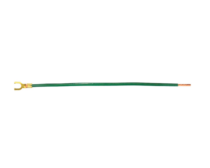 绞合接地尾线 #10 叉形/剥线 12 AWG 8英寸 (25/BG) (30-3480)
