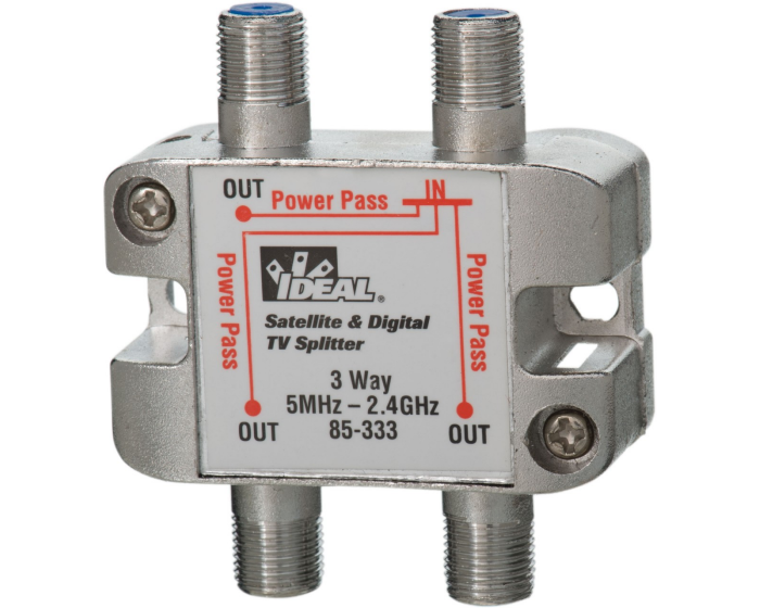 2.4 GHz 三路卫星及数字电视分配器 (85-333)